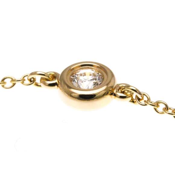TIFFANY 18k Gold Diamond Charm Bracelet - Picture 2 of 14